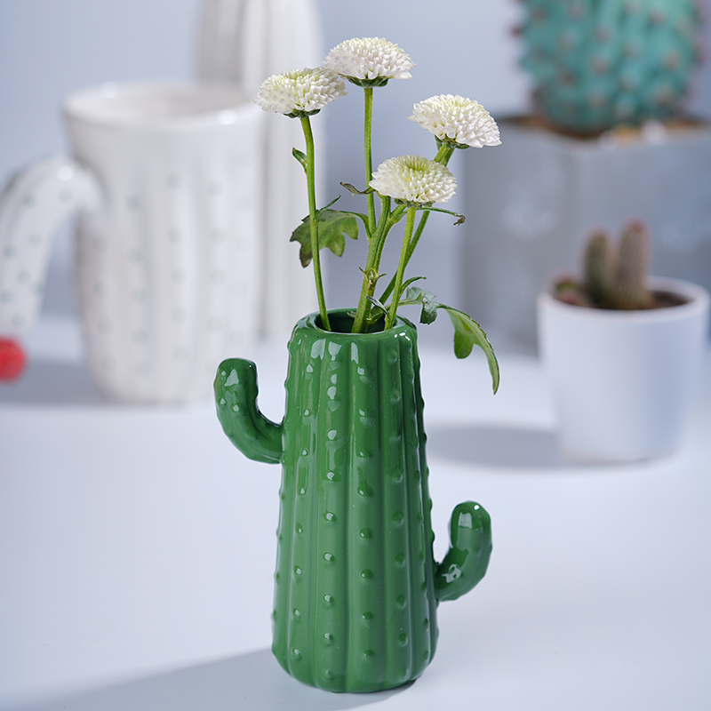 show original title Details about   Cactus Ceramic Cactus Models Selectable Deco Dekovase Vase Ceramic 